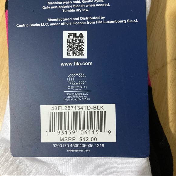 3 x 2 Pair Fila No Show Socks - Size 6-10 - Picture 8 of 8